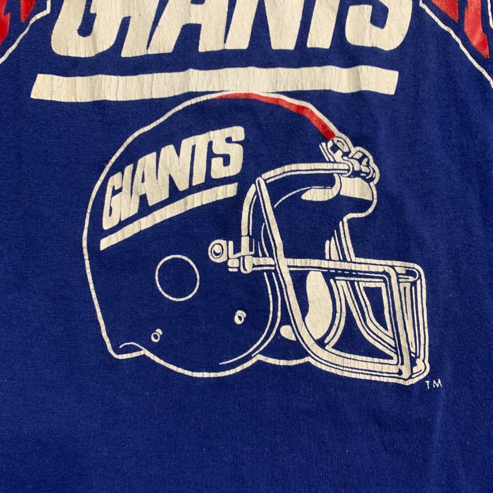 Vintage 80's Champion 50/50 NFL NY New York Giants Shirt Sz. M/L - Picture 7 of 8